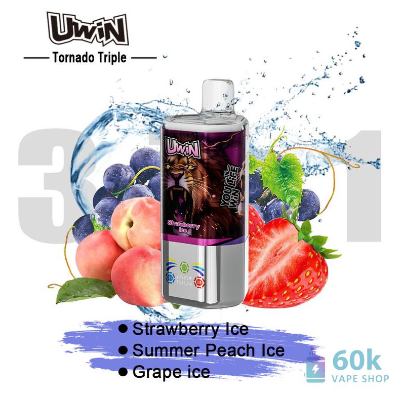Uwin Tornado Triple 60000 - 3-in-1 Disposable Vape with Triple Flavors - Obraz 3