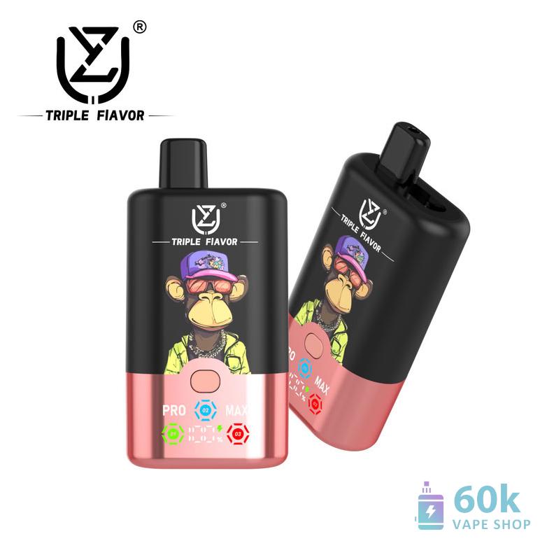 Uzy Tpriple Flavors 60000 Disposable Vape - 60K Puffs, Triple Chambers - Slika 3