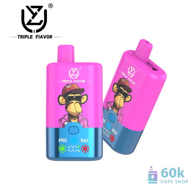 Uzy Tpriple Flavors 60000 Disposable Vape - 60K Puffs, Triple Chambers - Slika 4