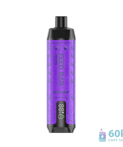 Vapsolo Feed Bar 15000 ühekordselt kasutatav Vape - laetav, nahast ümbris, 15000 puffi