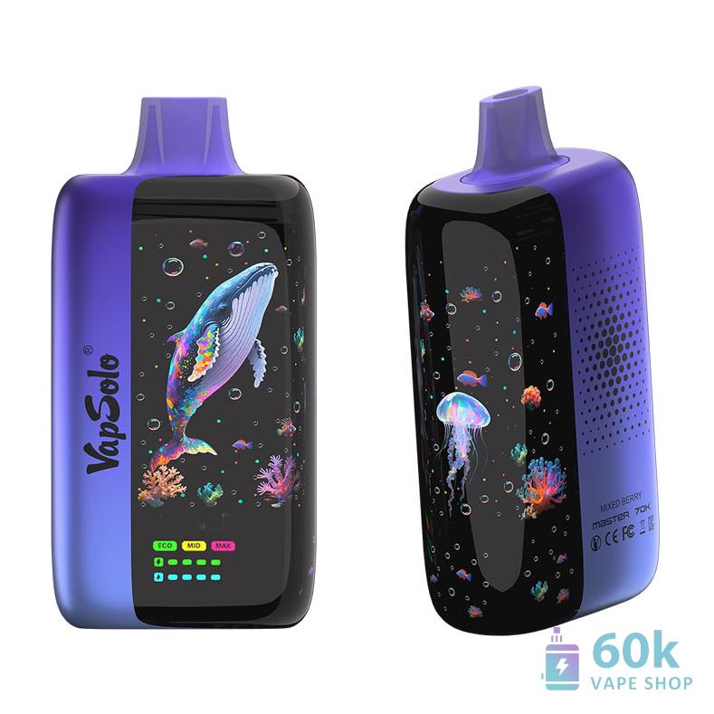 Vapsolo Master 70000 Puffs Disposable Vape - Adjustable Modes & Large Screen - Imagem 5