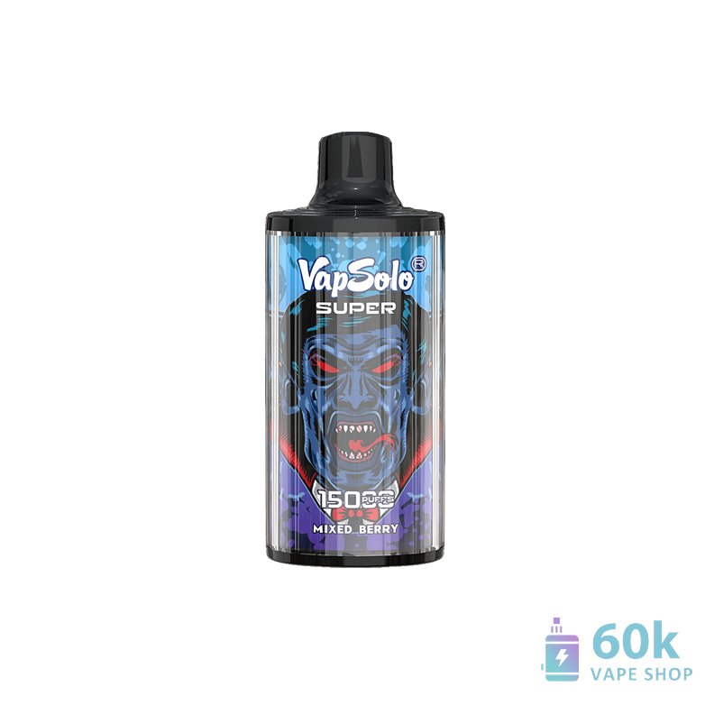 Vapsolo Super 15000 Disposable Vape - 15K Puffs with Mesh Coil & 40 Flavors - Imagem 2
