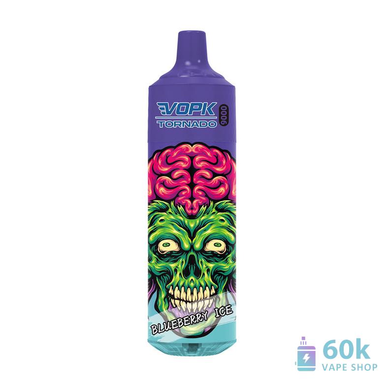 VOPK Tornado 9000 Puffs ühekordselt kasutatav Vape Pen | Laetav soolane nikotiinimaitsed