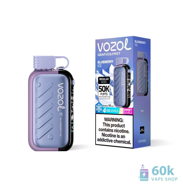 Vozol Rave 50000 Disposable Vape - 50,000 Puffs Pre-Filled Rechargeable with Color Screen - Image 4