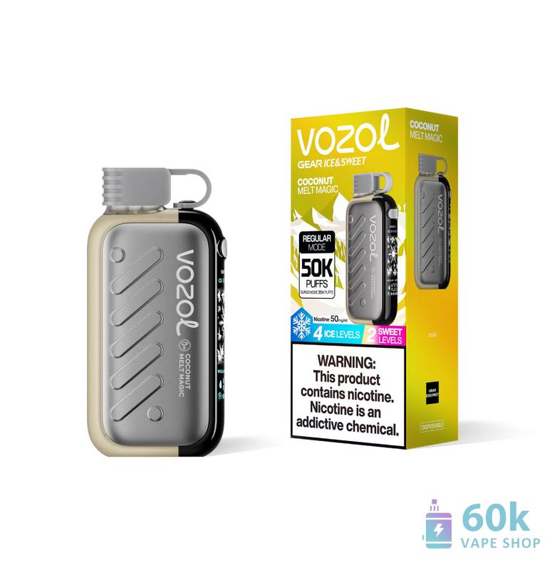 Vozol Rave 50000 Disposable Vape - 50,000 Puffs Pre-Filled Rechargeable with Color Screen - Image 5
