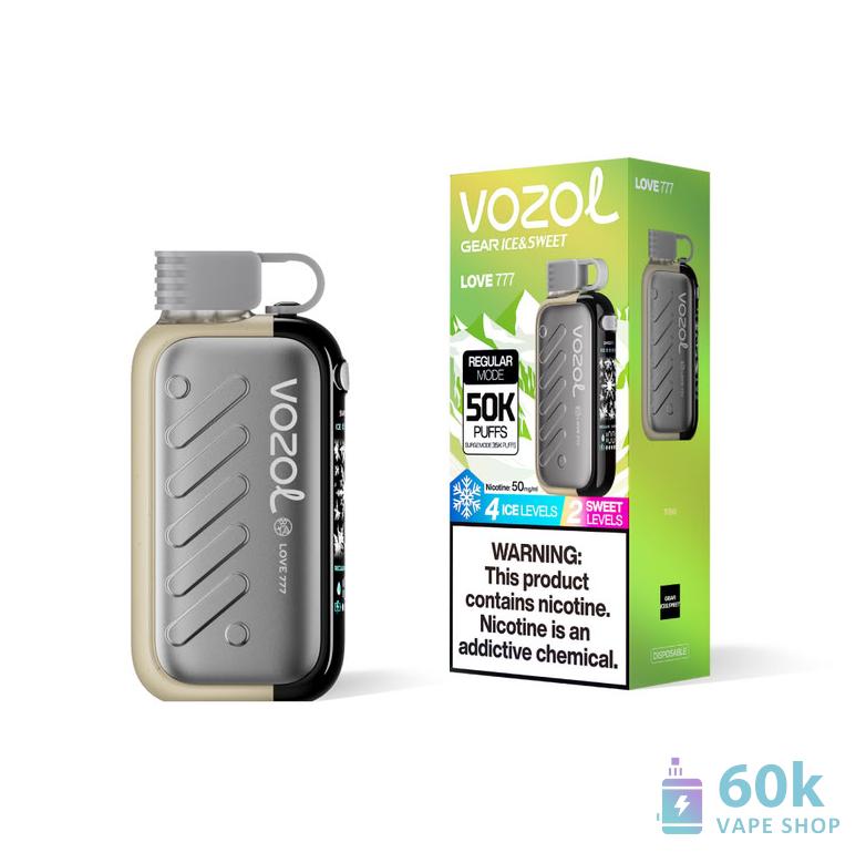 Vozol Rave 50000 Disposable Vape - 50,000 Puffs Pre-Filled Rechargeable with Color Screen - Image 2