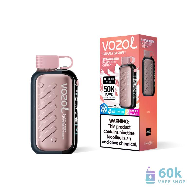 Vozol Rave 50000 Disposable Vape - 50,000 Puffs Pre-Filled Rechargeable with Color Screen - Image 6