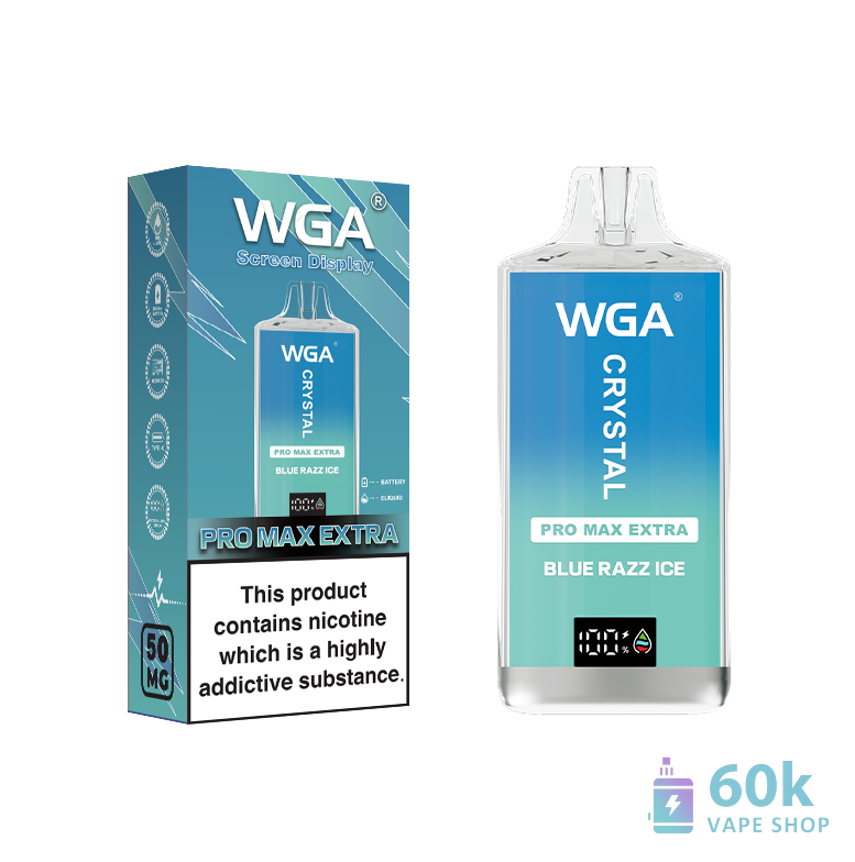 Wga Crystal Pro Max Extra 15000 Rechargeable Disposable Vape - High Puff Count - Image 2