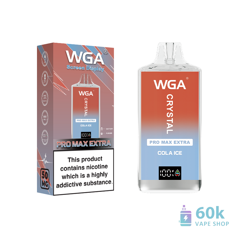 Wga Crystal Pro Max Extra 15000 Rechargeable Disposable Vape - High Puff Count - Image 5
