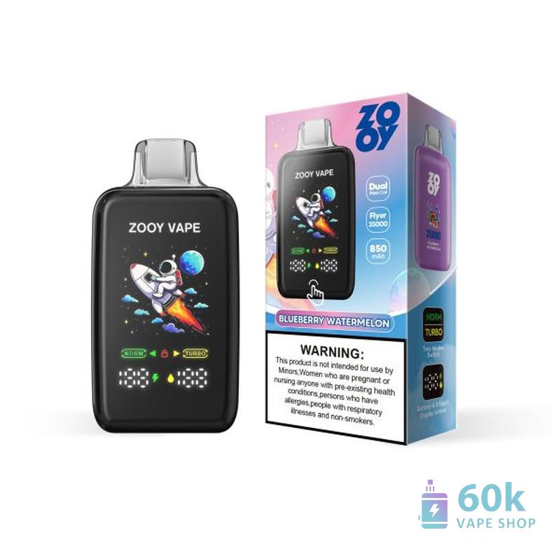 ZOOY Flyer 35000 Disposable Vape | 35,000 Puffs | 10 Flavors | Rechargeable - Pilt 2