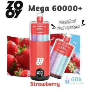 ZOOY MEGA 60000 Kit: High-Capacity Prefilled Vape Pod System - Obraz 5
