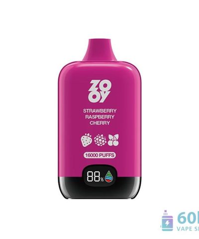 Zooy Rainbow 16000 ühekordselt kasutatav Vape - 16000 Puffs, 26mL mahla ja Smart Display