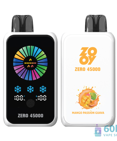 Zooy Zero 45000 ICE-NIC Control laetav ühekordselt kasutatav Vape