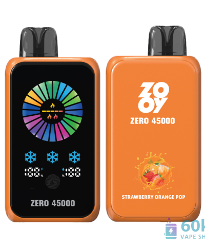 Zooy Zero 45000 ICE-NIC Control Rechargeable Disposable Vape alternatiivne vaade